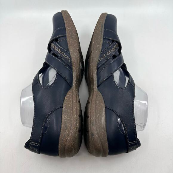 Clarks Roseville Step Flats Round Toe Closed Toe Leather Navy Womens Size US 11M - Picture 6 of 9